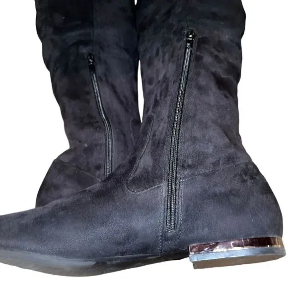 Jessica Simpson Womens Gilia Black Riding Boots Shoes 8.5 Medium (B,M) - Picture 5 of 6